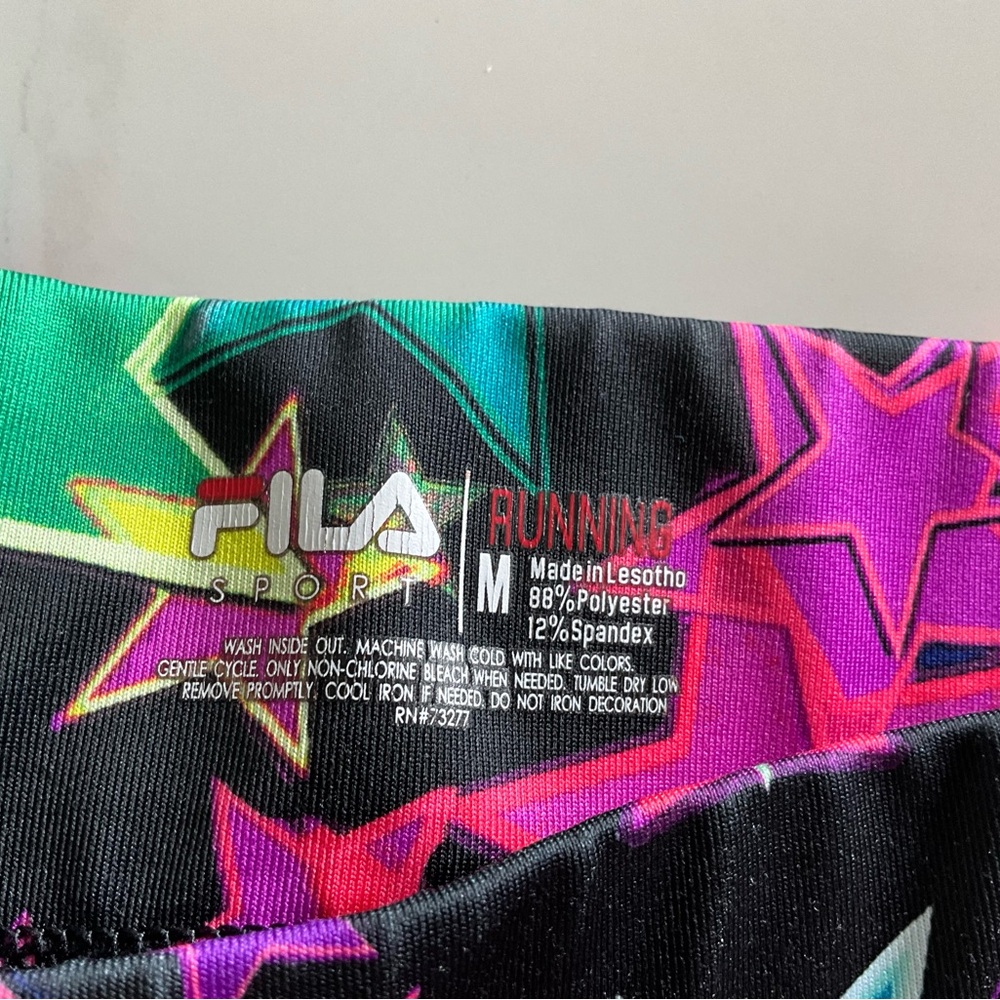Fila running pants size medium